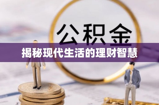 宁晋揭秘现代生活的理财智慧