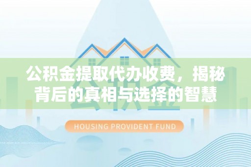 宁晋公积金提取代办收费，揭秘背后的真相与选择的智慧