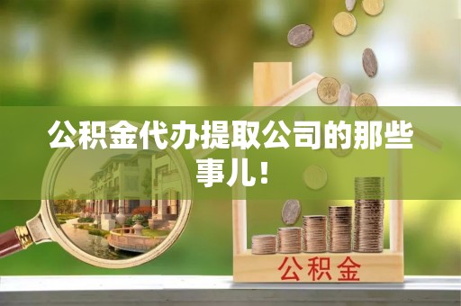 宁晋公积金代办提取公司的那些事儿！