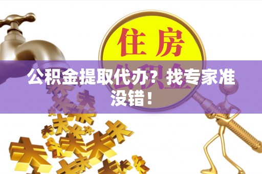 宁晋公积金提取代办？找专家准没错！