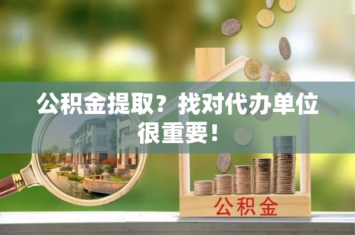 宁晋公积金提取？找对代办单位很重要！