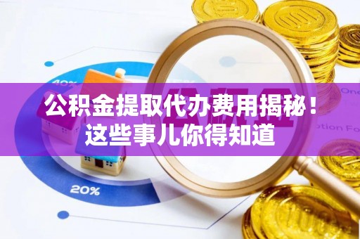 宁晋公积金提取代办费用揭秘！这些事儿你得知道