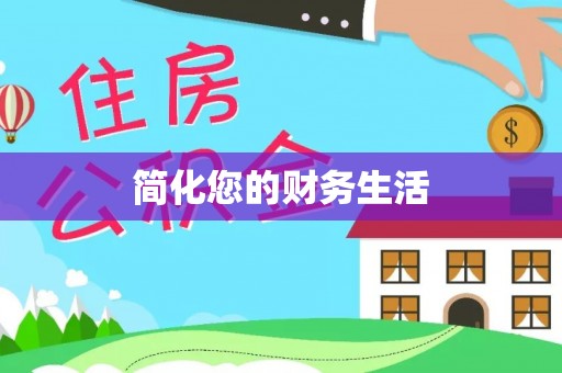 宁晋简化您的财务生活