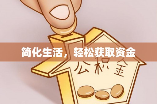 宁晋简化生活，轻松获取资金