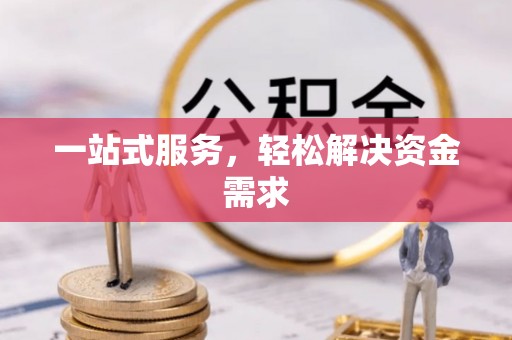 宁晋一站式服务，轻松解决资金需求